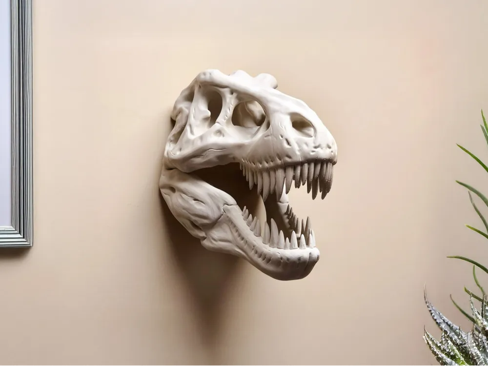 dinosaur head skull for wall decor