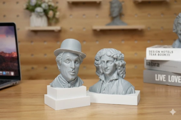 image to statue(send your image on whatsapp) (White)